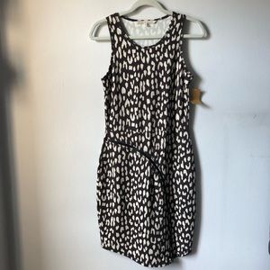RACHEL Rachel Roy Black and White Patterned Dress